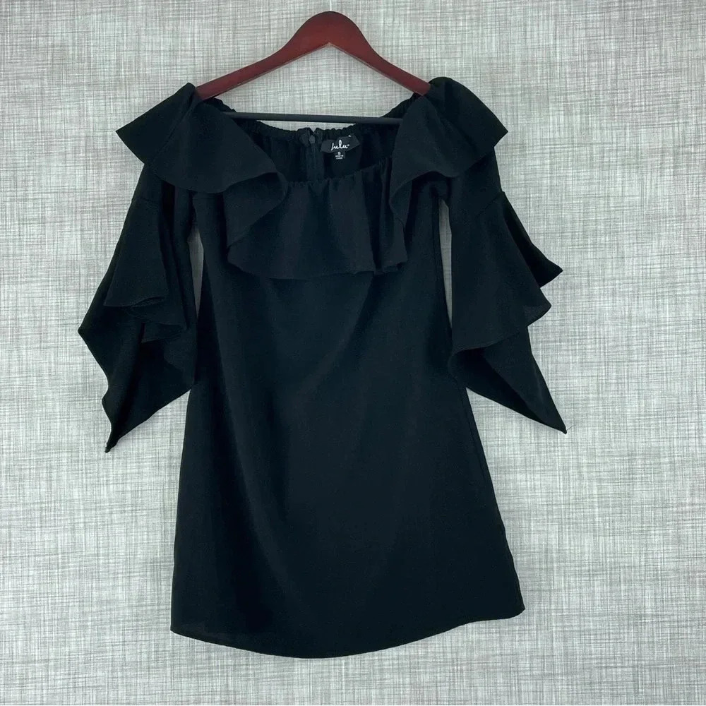 Lulus Dress Womens Size S Mini Black 2366